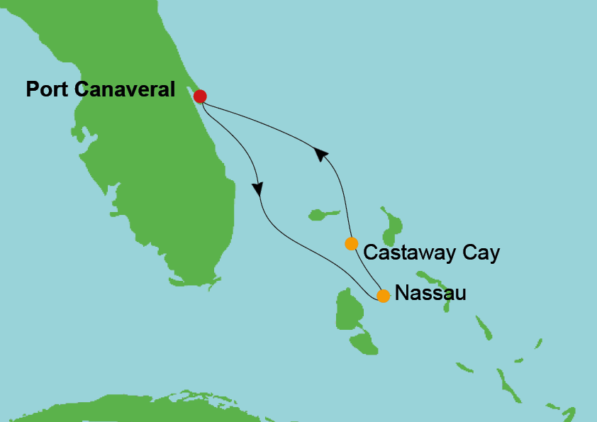 4 night very merrytime bahamian cruise from port canaveral