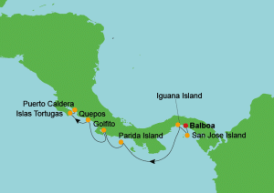 Cruise met Star Clipper vanuit Balboa – 7 nachten