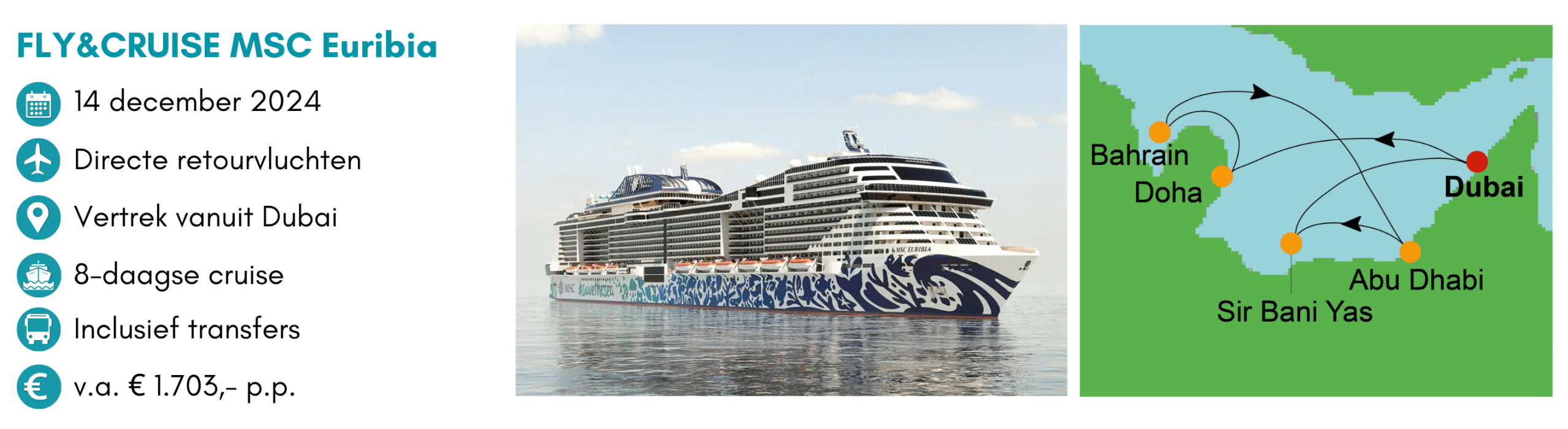 Cruise Tip - winterafvaart naar de emiraten - msc euribia 