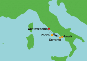 Cruise met Star Clipper vanuit Civitavecchia – 5 nachten